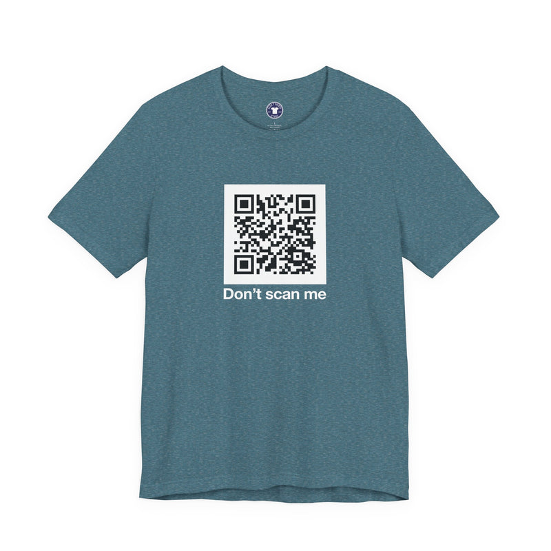 Qr Code Prank - Rick Astley - Dont Scan Me - Premium Unisex Crewneck T-Shirt