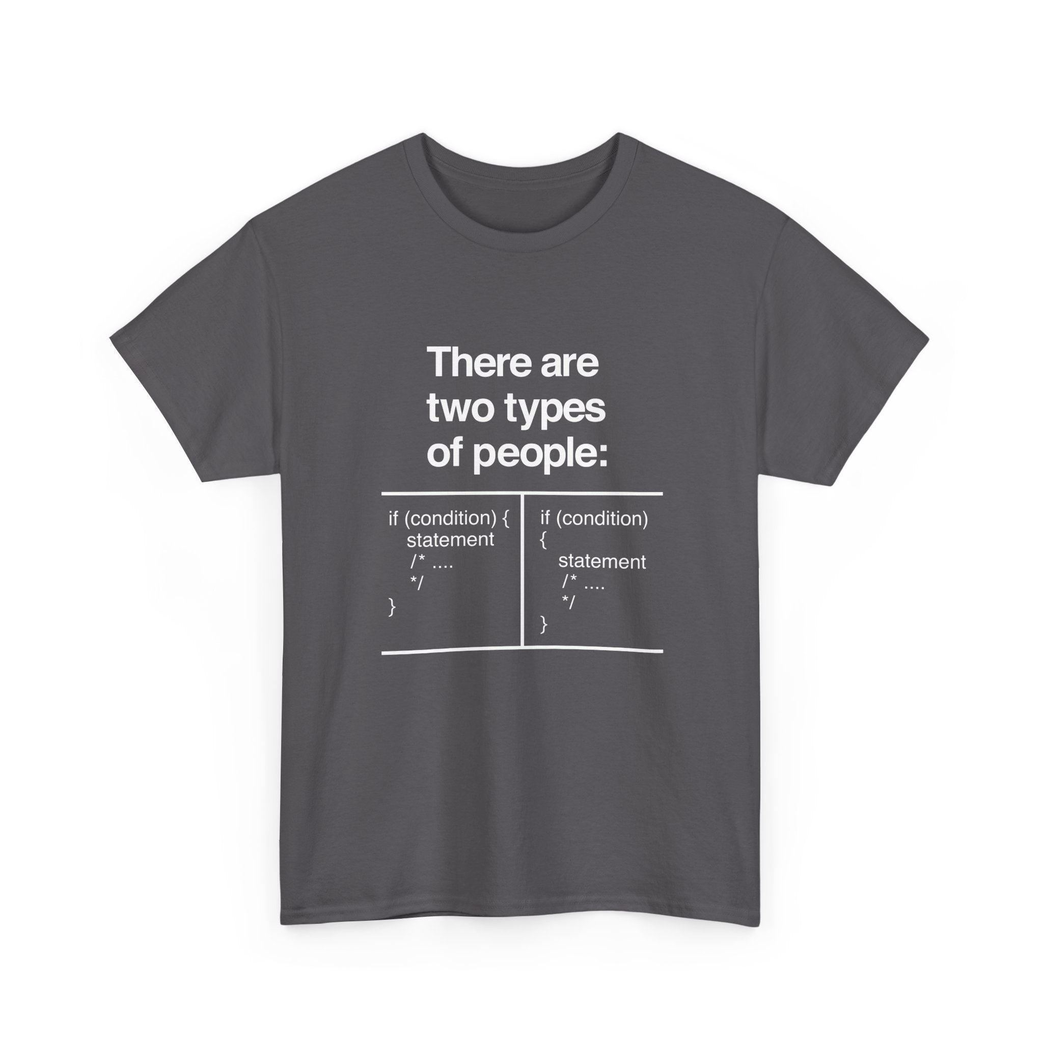 There Are Two Types Of People - Code Shirt -  Unisex Crewneck T-Shirt