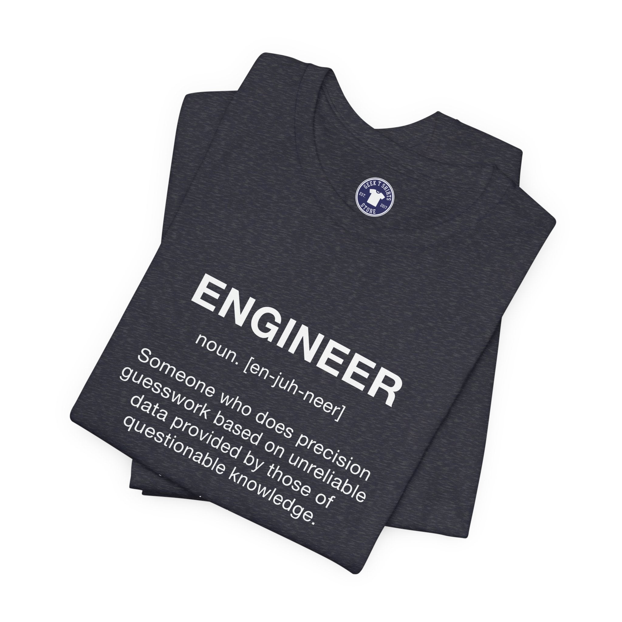 Engineer Noun - Engineering Shirt - Premium Unisex Crewneck T-Shirt
