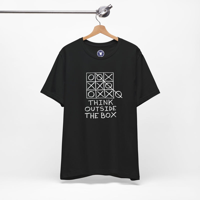 Think Outside The Box - Premium Unisex Crewneck T-Shirt