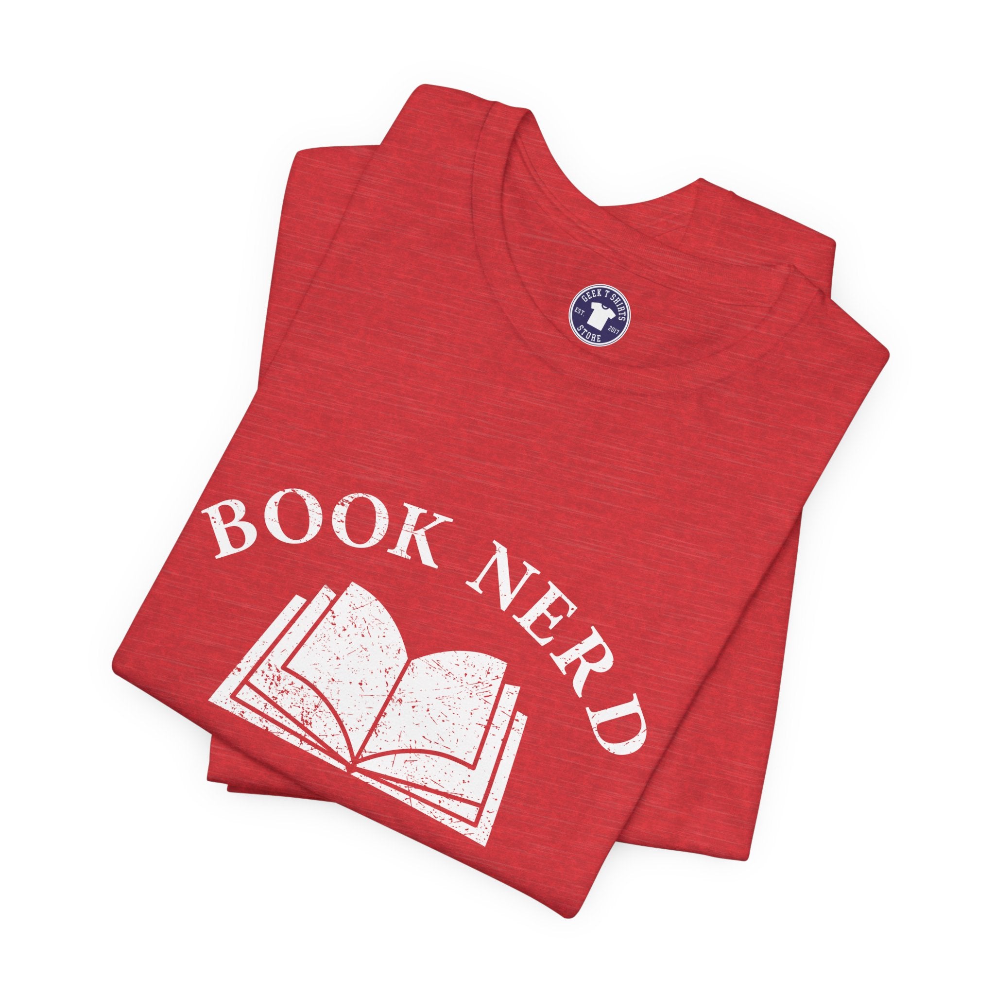 Book Nerd - Premium Unisex Crewneck T-Shirt