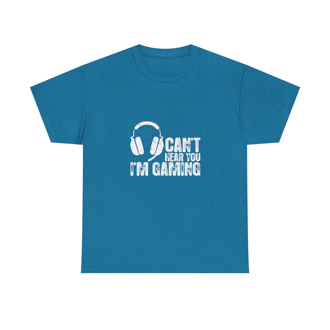 Can't Hear You I'm Gaming T-Shirt, Gamer Gift Tee, Video Game Shirt, Geek T-Shirt, Nerd Shirt, Casual Gamer Apparel, Gaming Headset Design