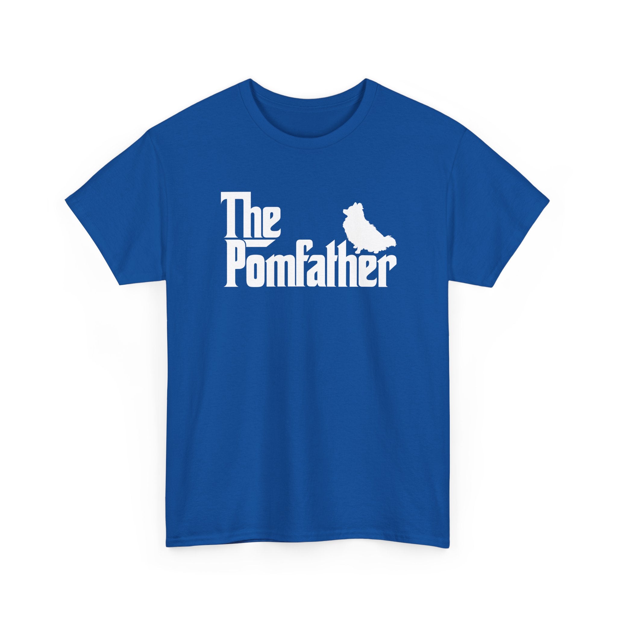 Funny Pomeranian Shirt The Pomfather Pomeranian Dog Dad Gift - Unisex Regular Crewneck T-Shirt