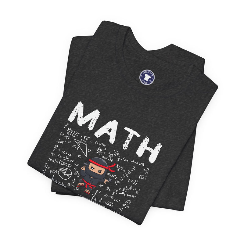 Math Ninja - Math Teacher - Premium Unisex Crewneck T-Shirt