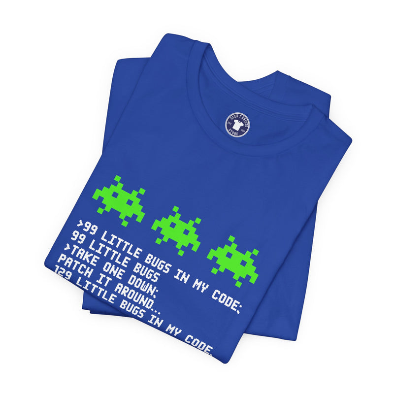 99 Little Bugs In My Code - Nerd Shirt - IT Shirt - Premium Unisex Crewneck T-Shirt