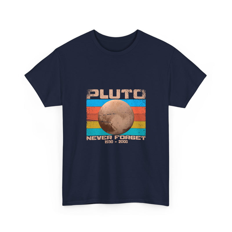 Pluto Never Forget T-Shirt, Retro Vintage Planet Tee, Space Lover Gift, Geek T-Shirt, Nerd Shirt, Astronomy Art Shirt, Solar System Top
