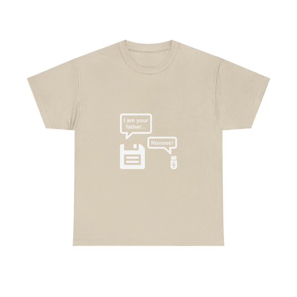 Retro Floppy Disk and USB Humor T-Shirt, Geek T-Shirt, Nerd Shirt, Tech Joke Tee, IT Gift, Programmer Humor Shirt, Digital Nostalgia Top