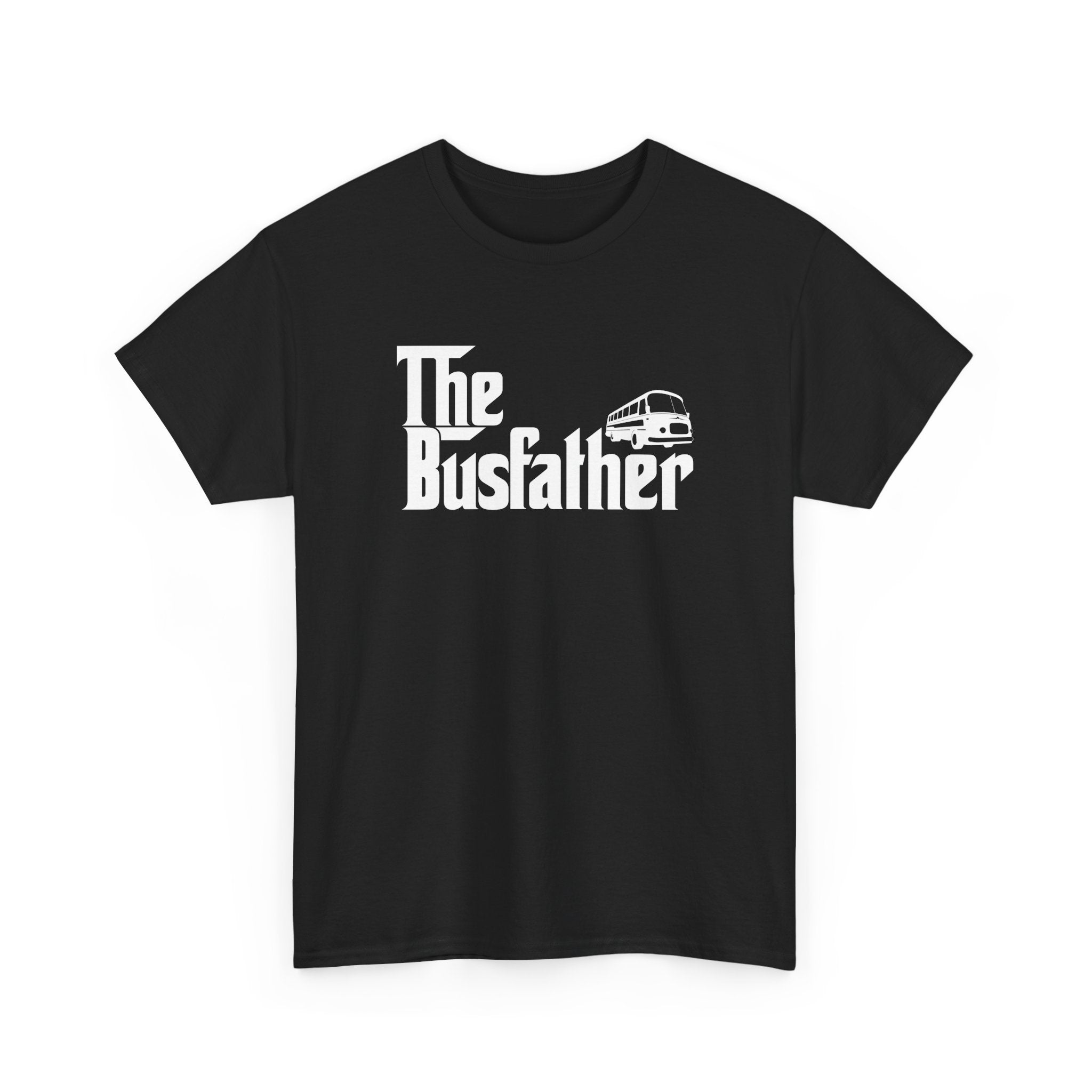 Funny Bus Driver Shirt The Busfather Bus Driver Dad Gift - Unisex Regular Crewneck T-Shirt