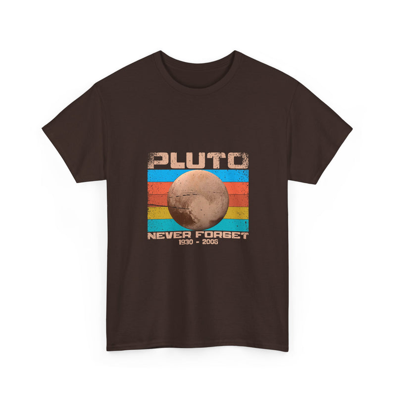 Pluto Never Forget T-Shirt, Retro Vintage Planet Tee, Space Lover Gift, Geek T-Shirt, Nerd Shirt, Astronomy Art Shirt, Solar System Top