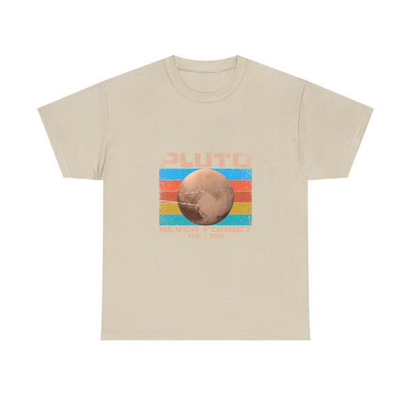 Pluto Never Forget T-Shirt, Retro Vintage Planet Tee, Space Lover Gift, Geek T-Shirt, Nerd Shirt, Astronomy Art Shirt, Solar System Top