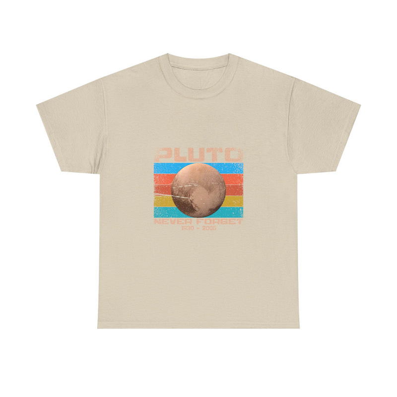 Pluto Never Forget T-Shirt, Retro Vintage Planet Tee, Space Lover Gift, Geek T-Shirt, Nerd Shirt, Astronomy Art Shirt, Solar System Top
