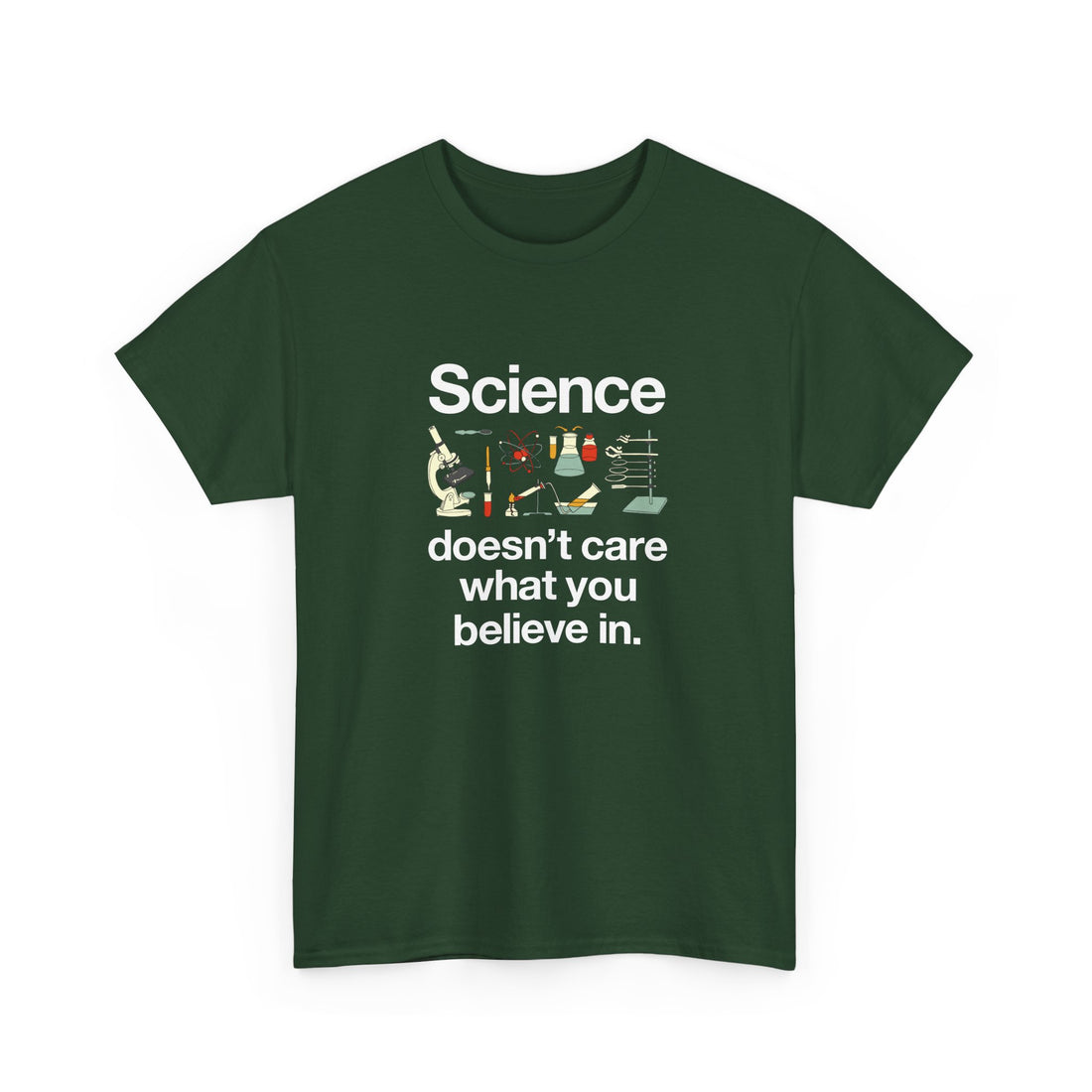Science Doesn't Care What You Believe In -  Unisex Regular Crewneck T-Shirt