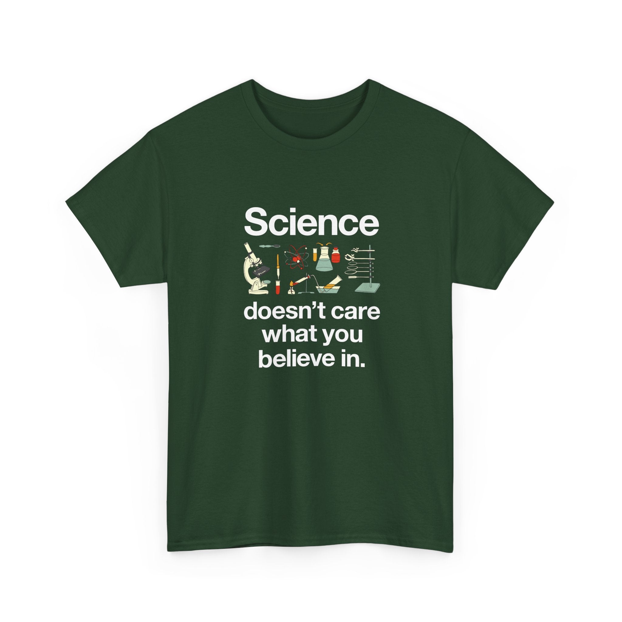 Science Doesn't Care What You Believe In - Regular Unisex Crewneck T-Shirt