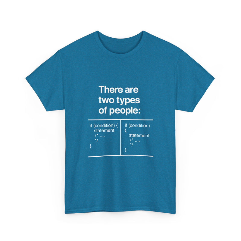 There Are Two Types of People T-Shirt, Funny Coding Tee, Programmer Gift, Geek T-Shirt, Nerd Shirt, Software Developer Humor Tee, Coder Gift