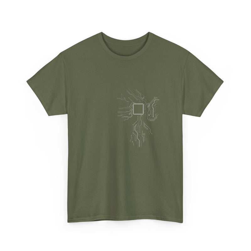 Cpu Heart Chipset Board - Geek Coding T-Shirt - Regular Unisex Crewneck T-Shirt