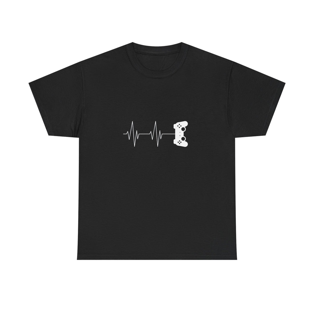 Heartbeat Video Game Controller T-Shirt, Gamer Shirt, Geek T-Shirt, Nerd Shirt, Video Game Lover Gift, Gaming Pulse Tee, Fun Gamer Apparel