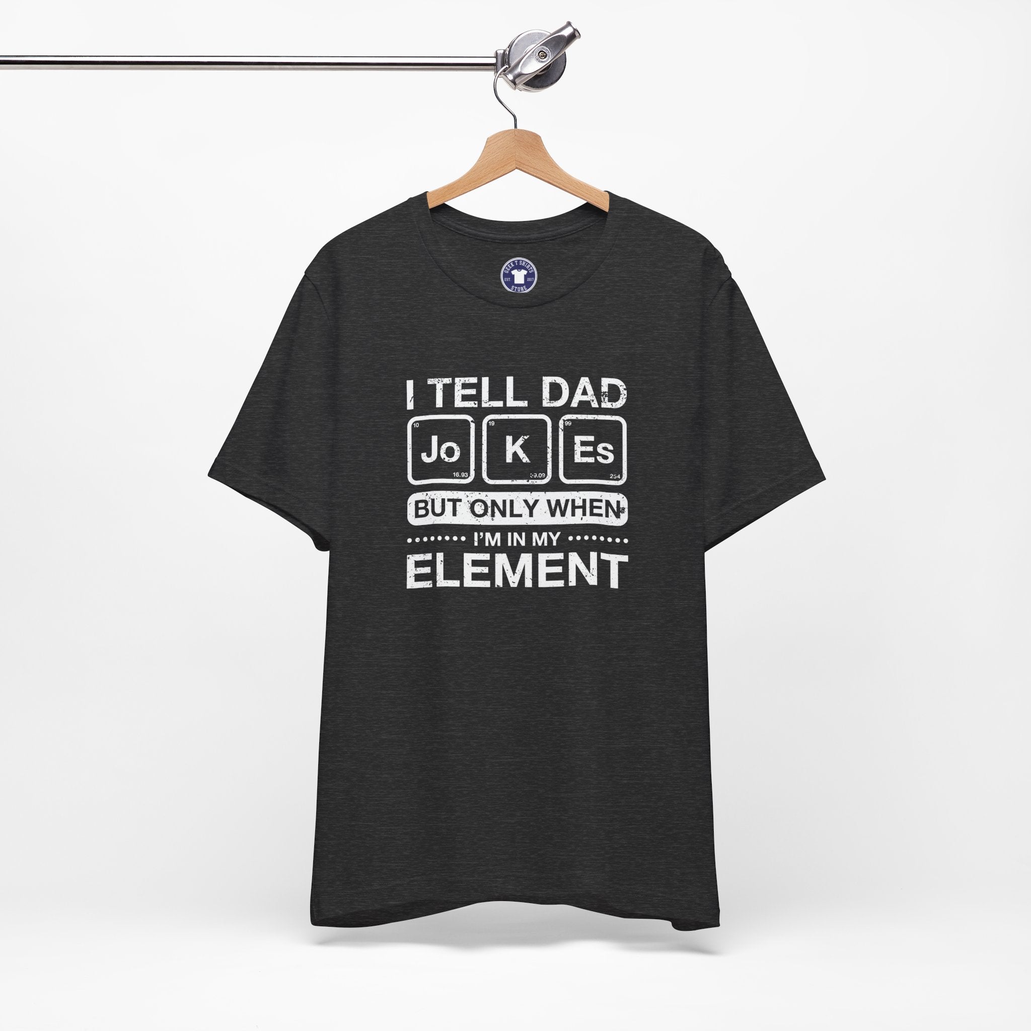 I Tell Dad Jokes - But Only When I'm In My Element - Premium Unisex Crewneck T-Shirt