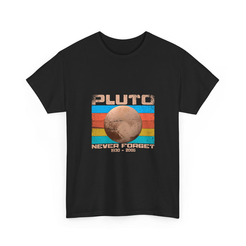 Pluto Never Forget T-Shirt, Retro Vintage Planet Tee, Space Lover Gift, Geek T-Shirt, Nerd Shirt, Astronomy Art Shirt, Solar System Top