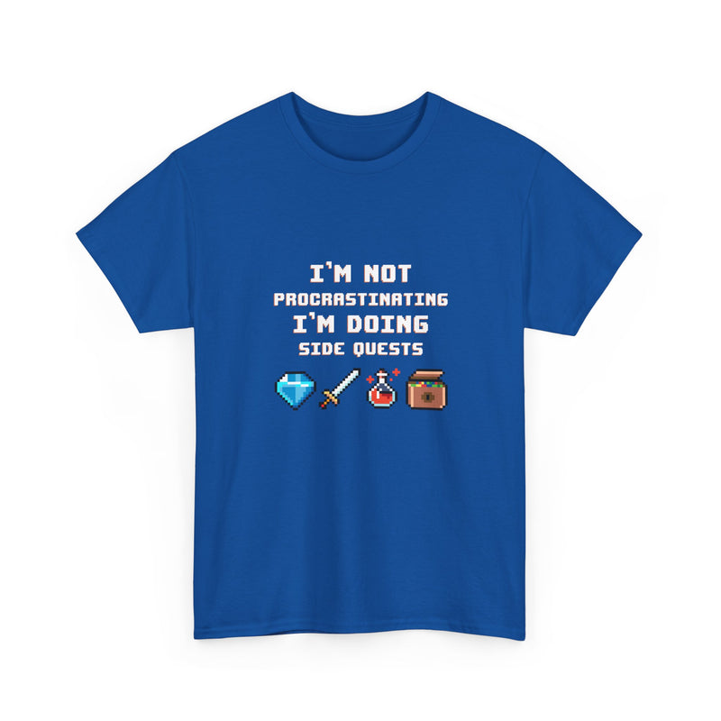 I'm Not Procrastinating I'm Doing Side Quests - Regular Unisex Crewneck T-Shirt