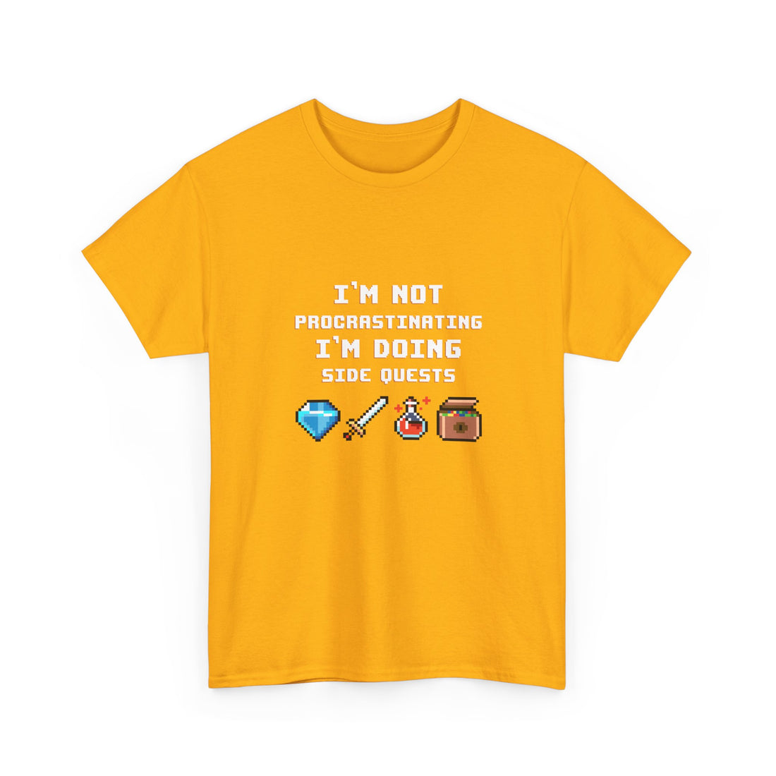 I'm Not Procrastinating I'm Doing Side Quests - Regular Unisex Crewneck T-Shirt