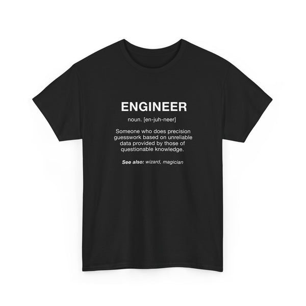 Engineer Noun - Engineering Shirt - Regular Unisex Crewneck T-Shirt