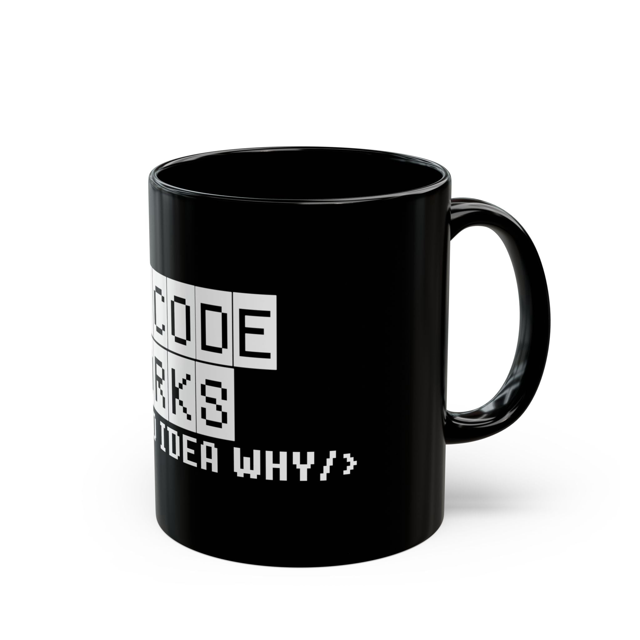 My Code Works - Black Glossy Mug