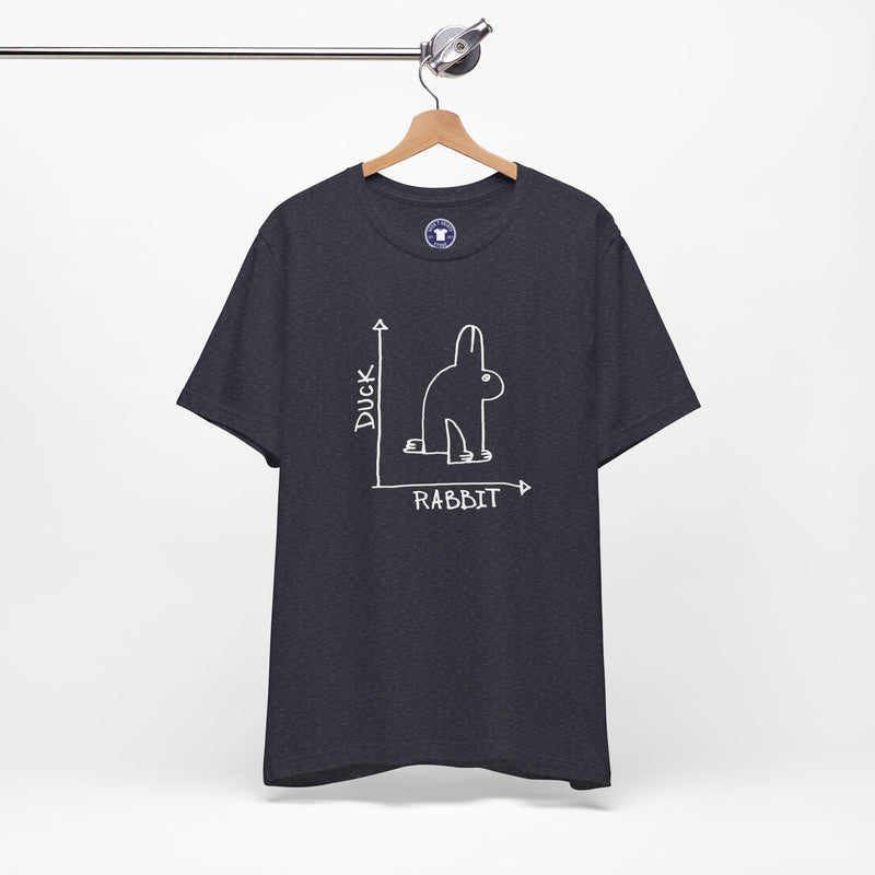 Rabbit-Duck Paradox - Premium Unisex Crewneck T-Shirt