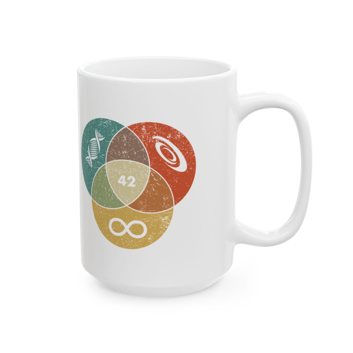 42 - The Answer (Colour) Mug right #Size_15oz