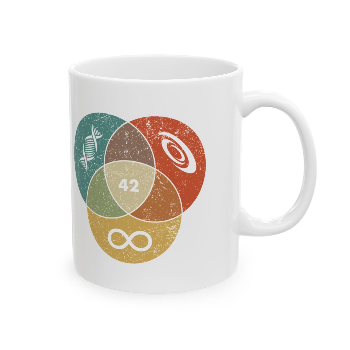 42 - The Answer (Colour) Mug right #Size_11oz