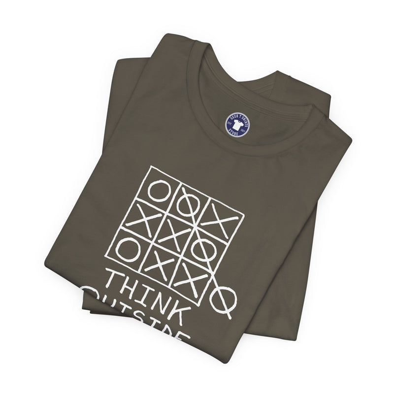Think Outside The Box - Premium Unisex Crewneck T-Shirt