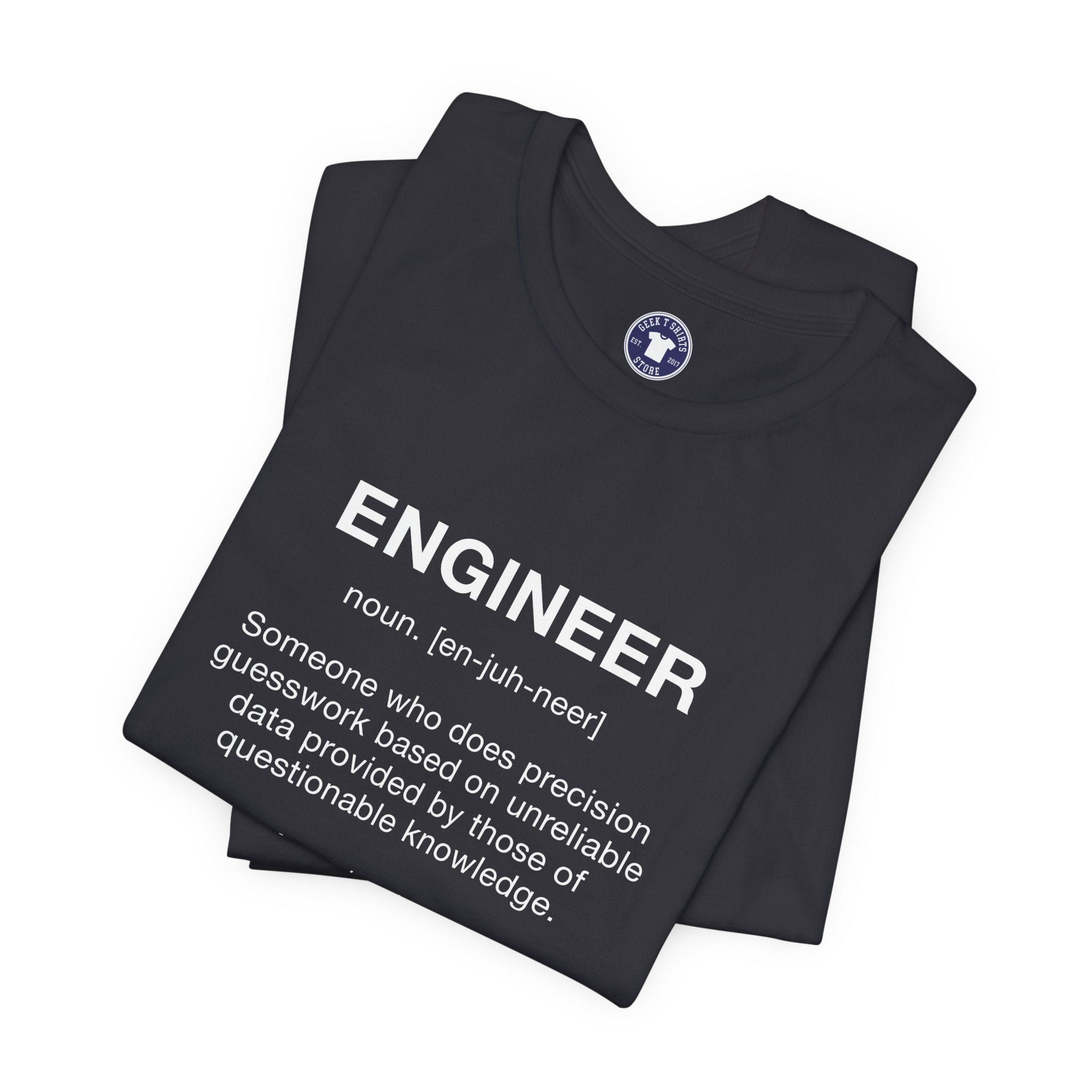 Engineer Noun - Engineering Shirt - Premium Unisex Crewneck T-Shirt