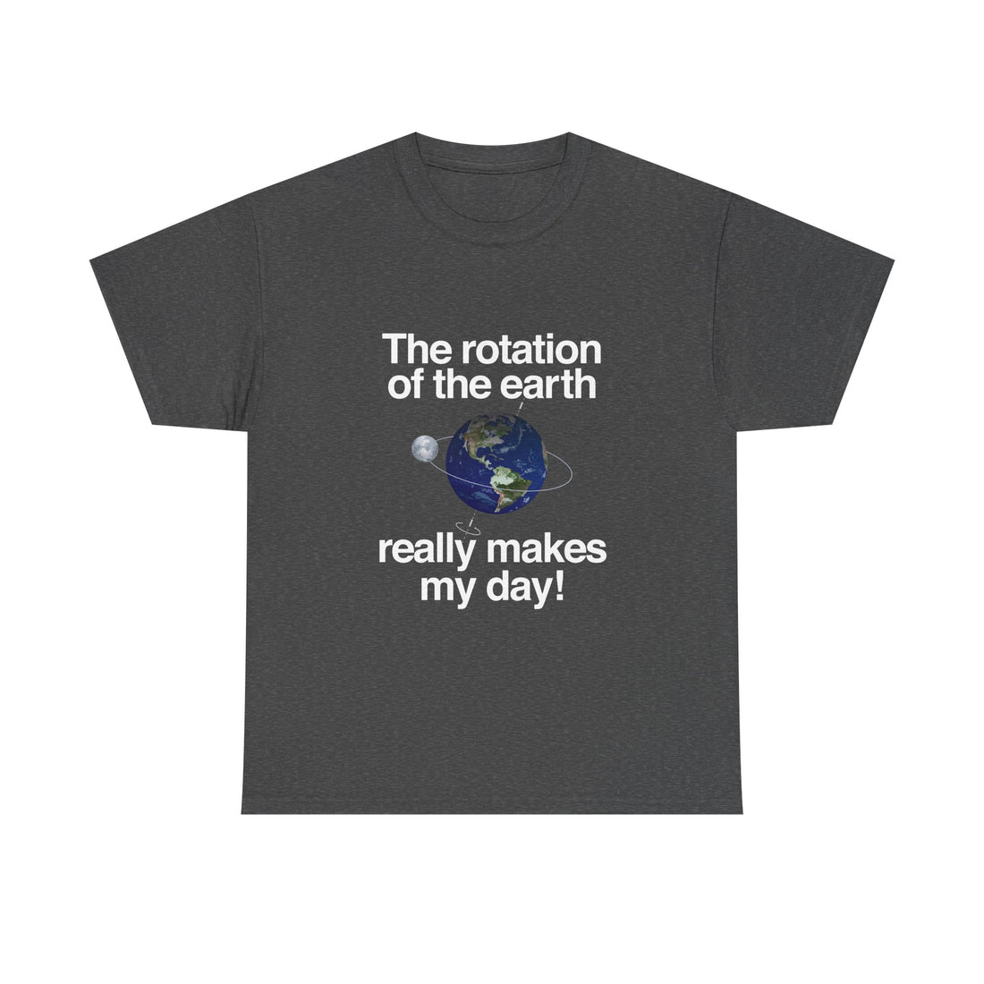 Earth Rotation T-Shirt, Science Geek Tee, Nerd Shirt, Astronomy Gift, Planet Earth Shirt, Space Humor, Science Lover Apparel, Celestial Art