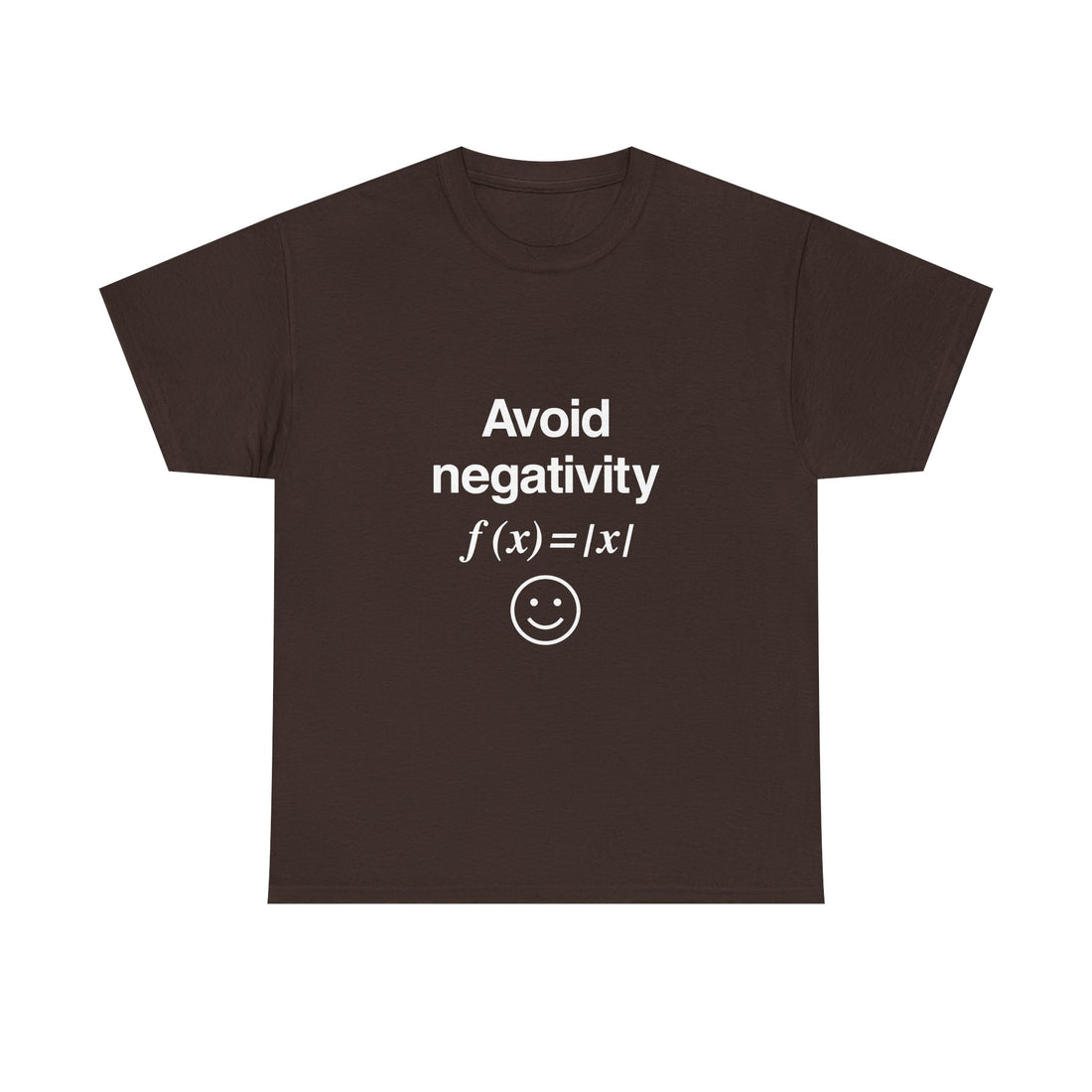 Avoid Negativity T-Shirt, Math Humor Tee, Geek T-Shirt, Nerd Shirt, Positive Vibes Shirt, Funny Math Gift, Science Lover Top, Smile Graphic