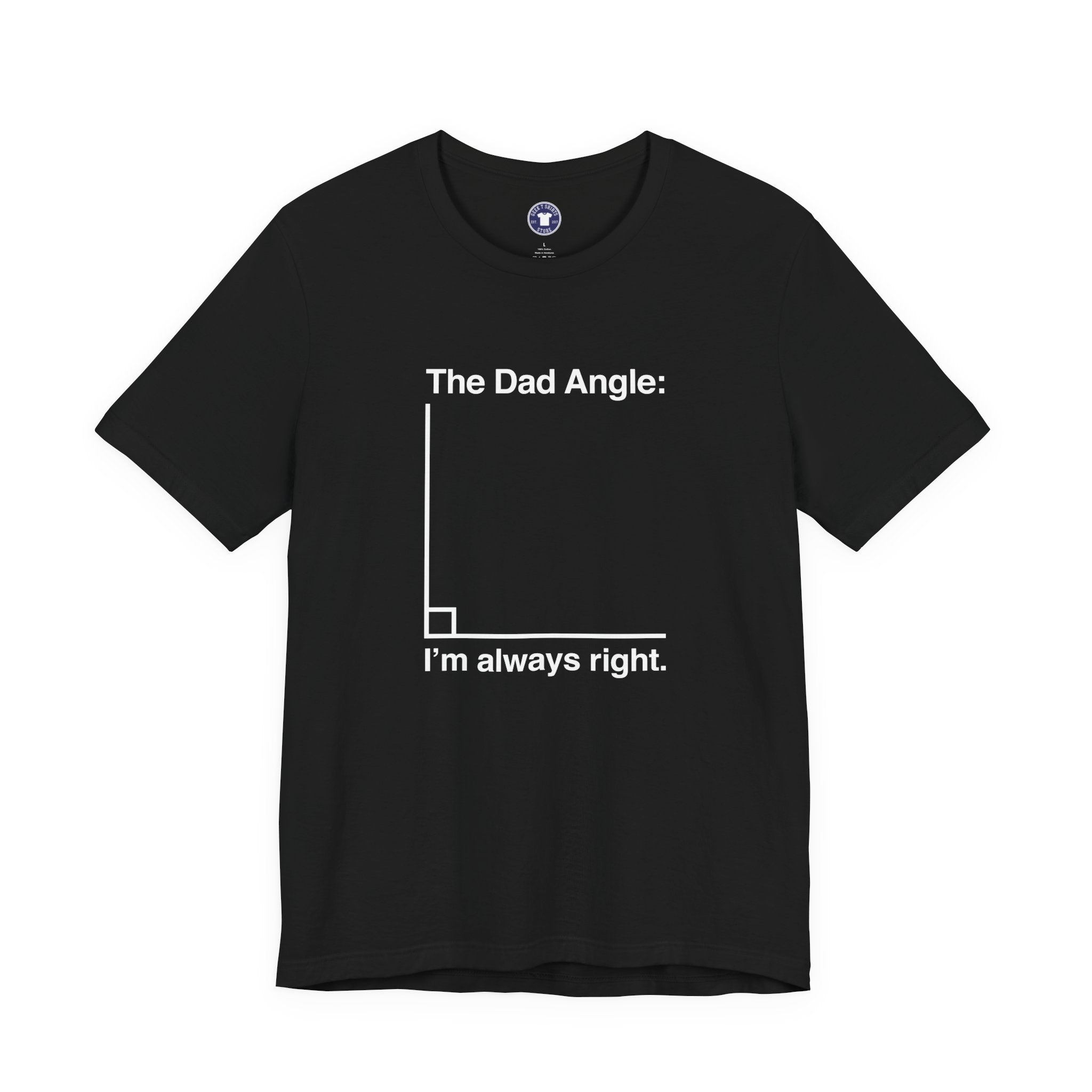 The Dad Angle Math Shirt - Geeky Father's Day Shirt - Premium Unisex Crewneck T-Shirt