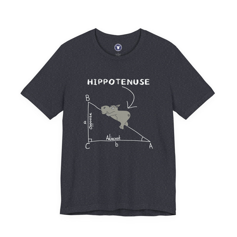 Geometry Hippotenuse Hypotenuse - Premium Unisex Crewneck T-Shirt