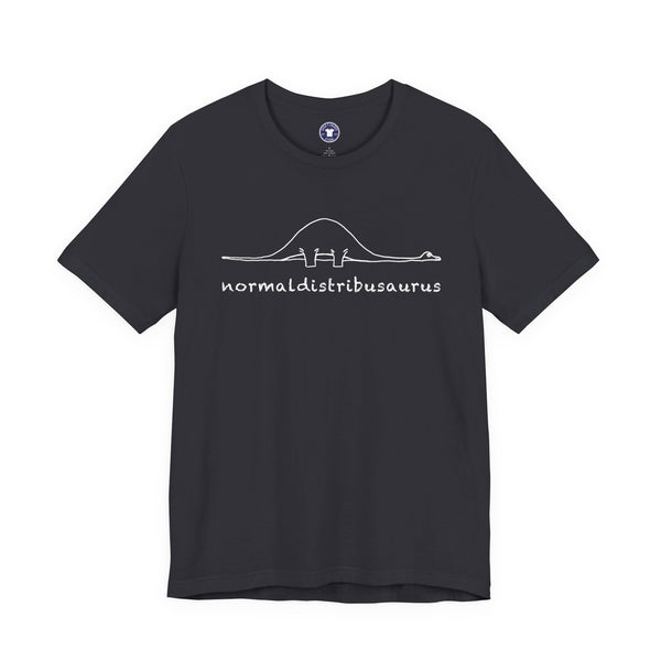 Math Statistics - Normaldistribusaurus - Premium Unisex Crewneck T-Shirt