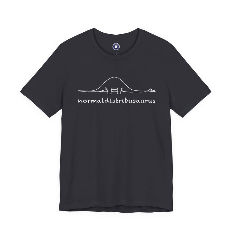 Math Statistics - Normaldistribusaurus - Premium Unisex Crewneck T-Shirt