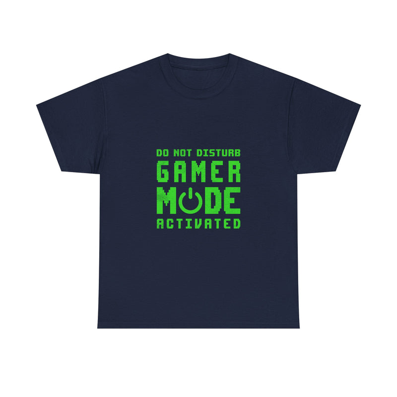 Gamer Mode Activated T-Shirt, Do Not Disturb Tee, Geek T-Shirt, Nerd Shirt, Video Game Lover Gift, Retro Style, Power Symbol Design