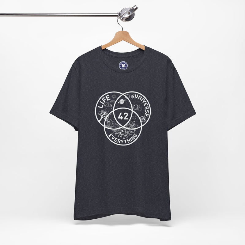 42 Answer To Life The Universe And Everything - White Version - Premium Unisex Crewneck T-Shirt