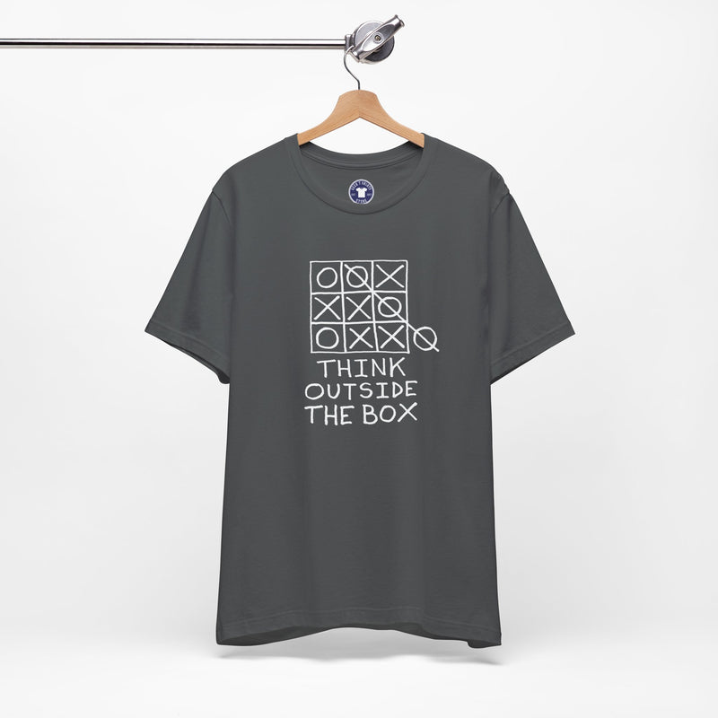 Think Outside The Box - Premium Unisex Crewneck T-Shirt