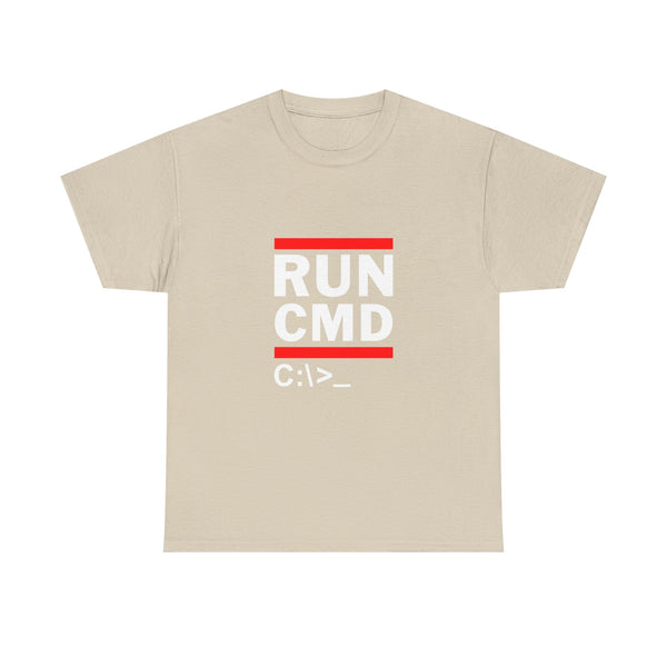 Run CMD T-Shirt, Geek T-Shirt, Nerd Shirt, Tech Humor Tee, Programmer Gift, Coding Tee, IT Humor Shirt, Funny Computer Shirt
