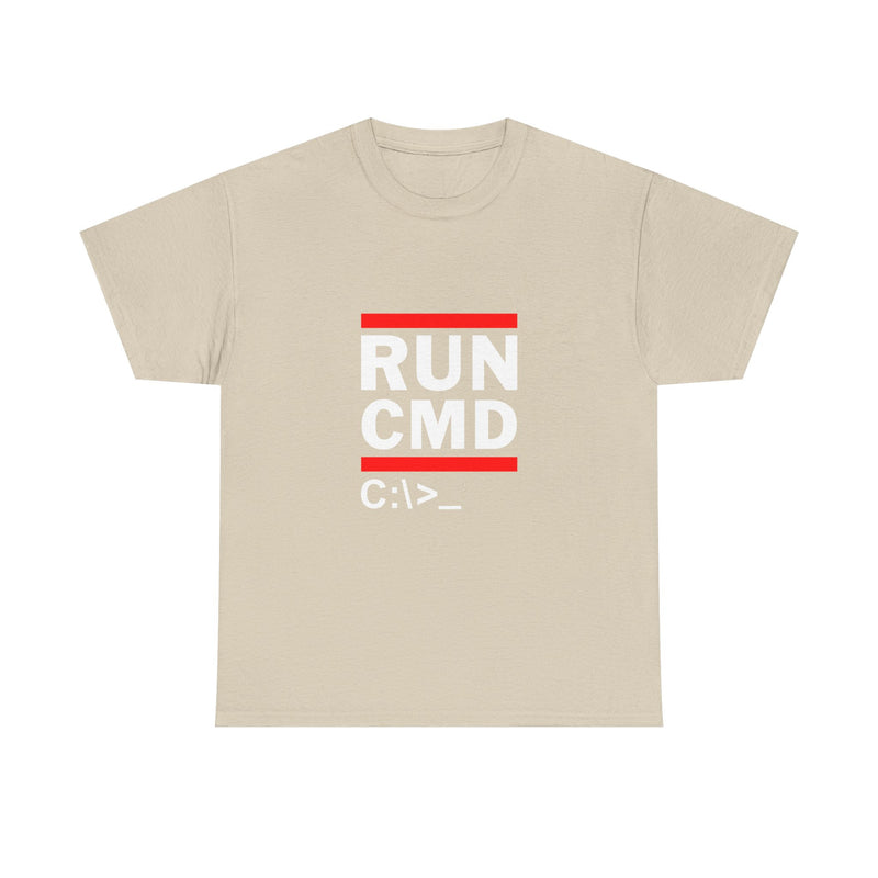 Run CMD T-Shirt, Geek T-Shirt, Nerd Shirt, Tech Humor Tee, Programmer Gift, Coding Tee, IT Humor Shirt, Funny Computer Shirt