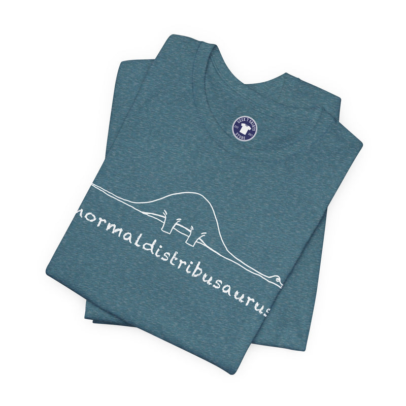 Math Statistics - Normaldistribusaurus - Premium Unisex Crewneck T-Shirt