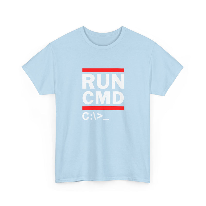 Run Cmd C - It Shirt - Funny Coder Shirt - Ms-Dos - Regular Unisex Crewneck T-Shirt