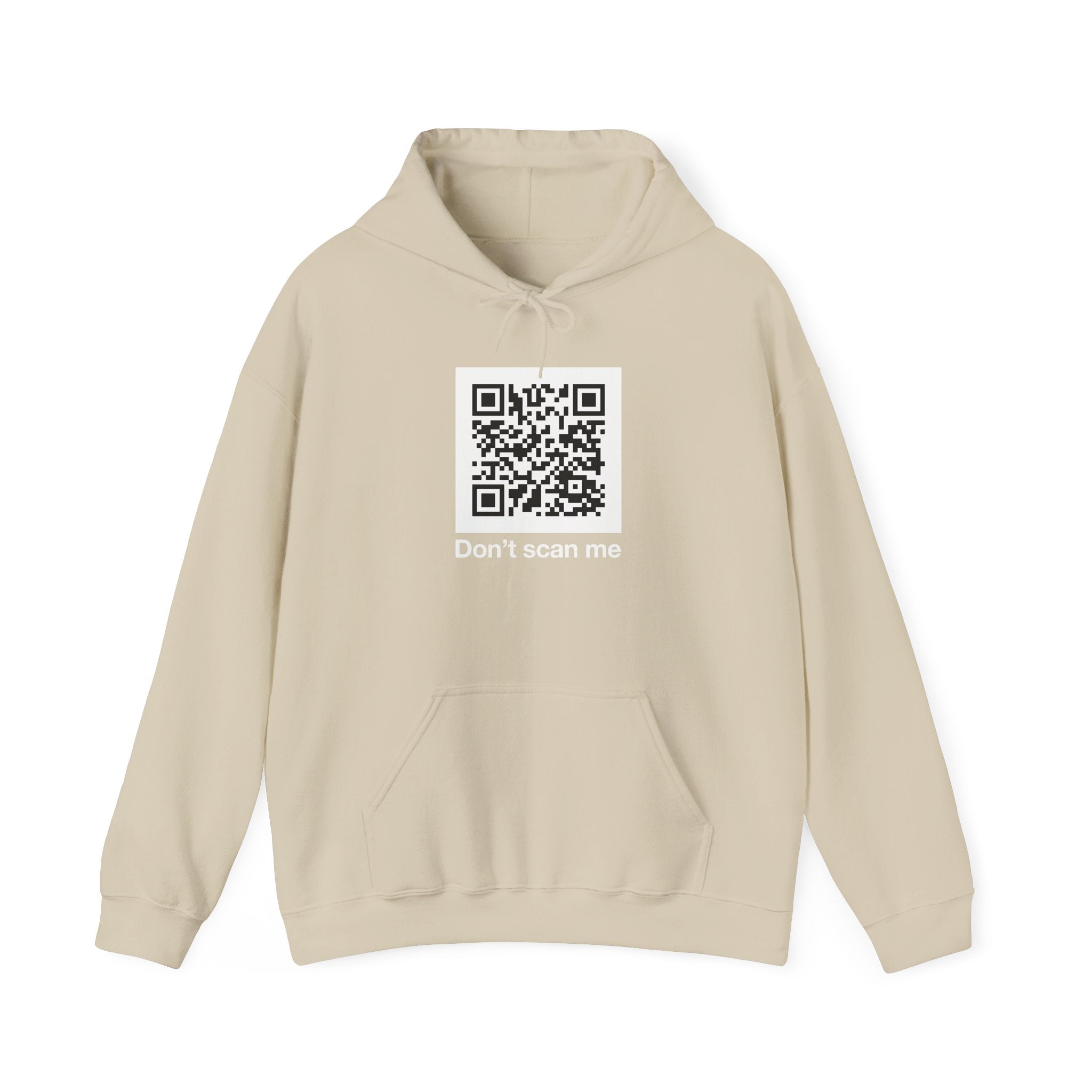 Qr Code Prank - Rick Astley - Dont Scan Me - Unisex Hooded Sweatshirt