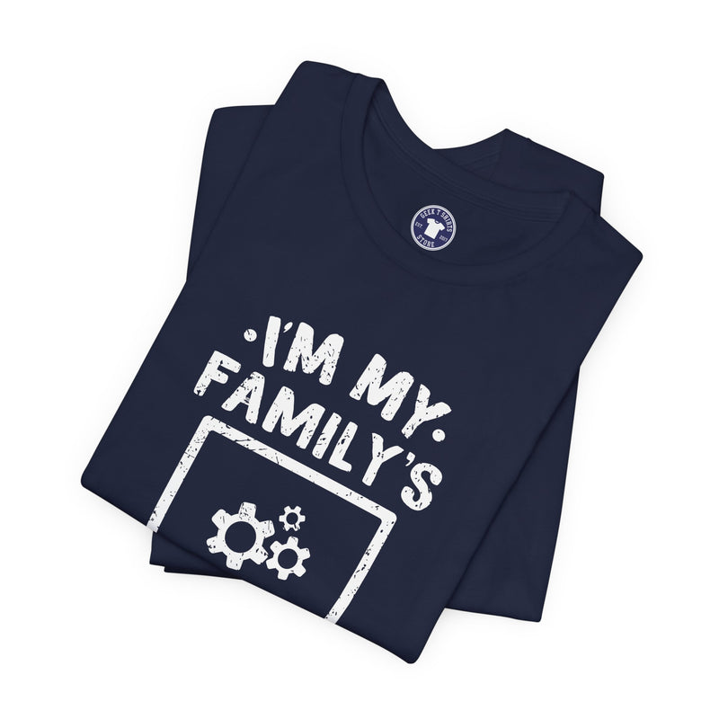 I'm My Family's Unpaid Tech Support - Premium Unisex Crewneck T-Shirt
