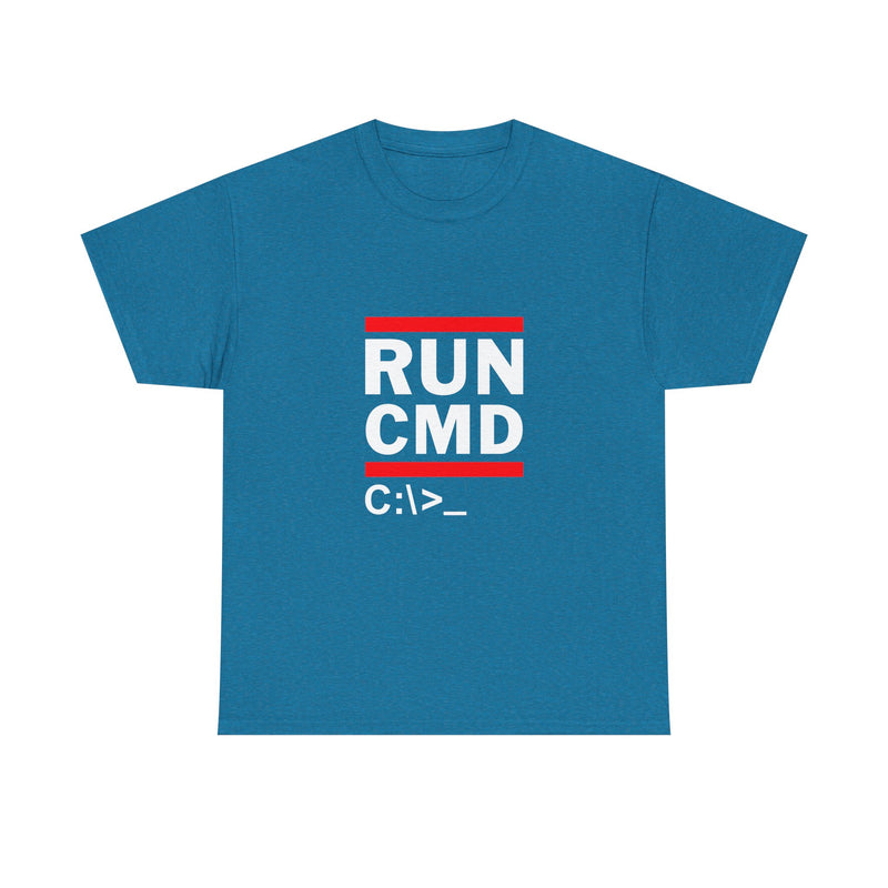 Run CMD T-Shirt, Geek T-Shirt, Nerd Shirt, Tech Humor Tee, Programmer Gift, Coding Tee, IT Humor Shirt, Funny Computer Shirt