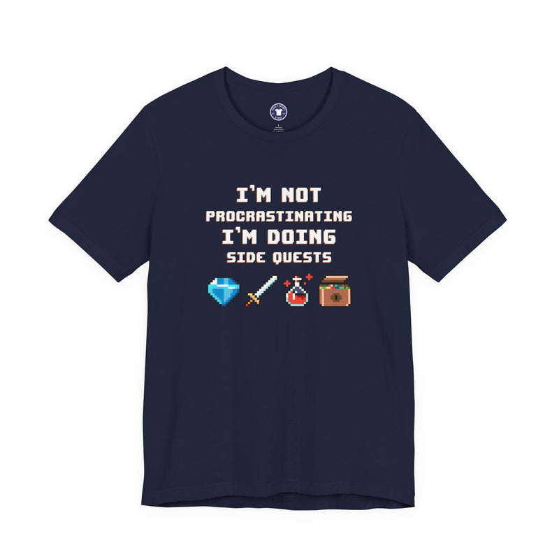 I'm Not Procrastinating I'm Doing Side Quests - Premium Unisex Crewneck T-Shirt