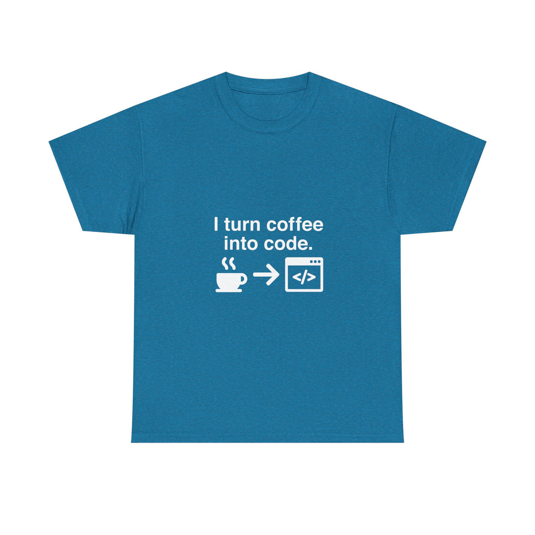 I Turn Coffee Into Code T-Shirt, Programmer Gift Tee, Coding Humor Shirt, Geek T-Shirt, Nerd Shirt, Developer Present, Coder Apparel
