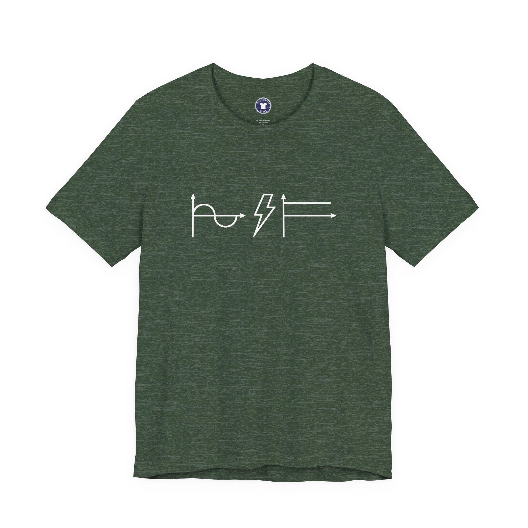 A-C D-C Electrical Engineer Joke - Premium Unisex Crewneck T-Shirt